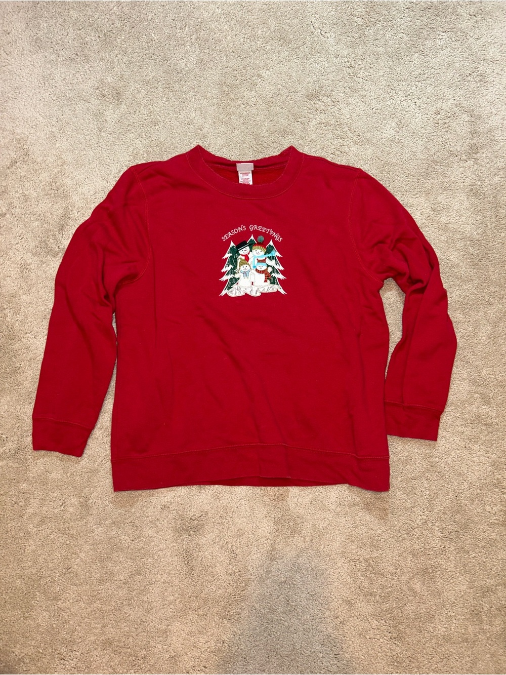 Red Holiday Crewneck Sweater - Unbranded